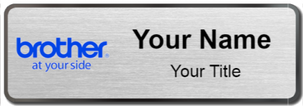 Custom name badges for Brother