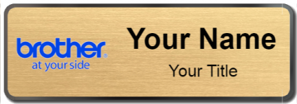 Custom name badges for Brother