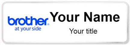 Custom name badges for Brother