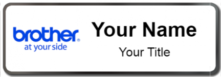 Custom name badges for Brother