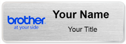 Custom name badges for Brother