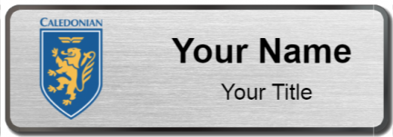 Custom name badges for Caledonian Airways