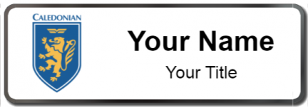 Custom name badges for Caledonian Airways