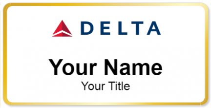 Custom name badges for Delta