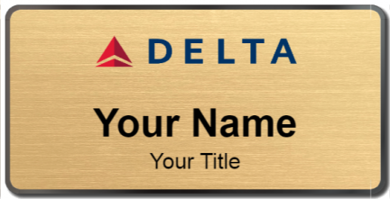 Custom name badges for Delta