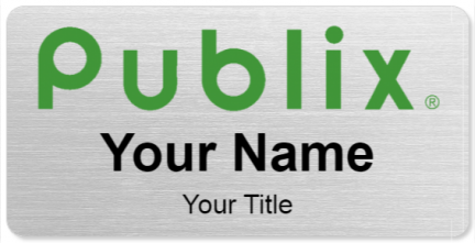 Custom name badges for Publix tall