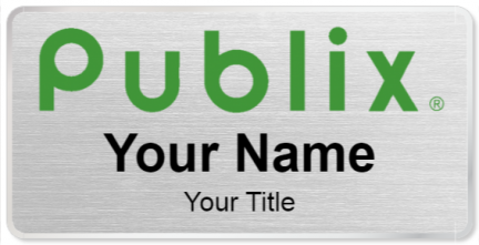 Custom name badges for Publix tall