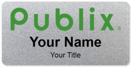 Custom name badges for Publix tall