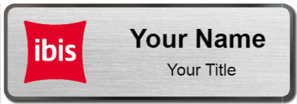 Custom name badges for Ibis Hotel