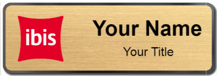 Custom name badges for Ibis Hotel