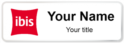 Custom name badges for Ibis Hotel