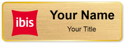 Custom name badges for Ibis Hotel