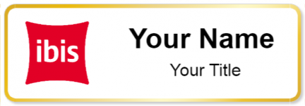 Custom name badges for Ibis Hotel