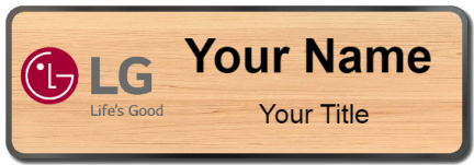 Custom name badges for LG