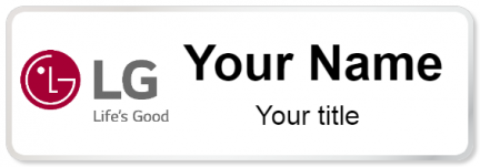 Custom name badges for LG