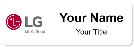 Custom name badges for LG