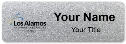 Custom name badges for Los Alamos National Lab