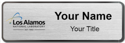 Custom name badges for Los Alamos National Lab