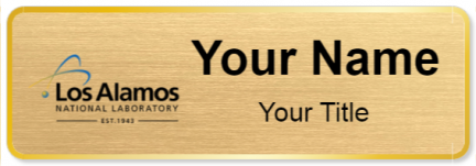 Custom name badges for Los Alamos National Lab