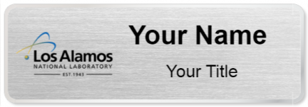 Custom name badges for Los Alamos National Lab