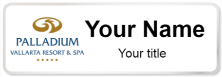 Custom name badges for Palladium Vallarta Resort