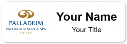 Custom name badges for Palladium Vallarta Resort