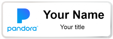 Custom name badges for Pandora