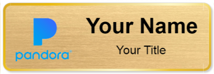 Custom name badges for Pandora