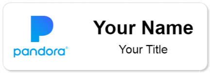 Custom name badges for Pandora