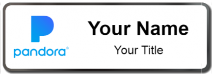 Custom name badges for Pandora