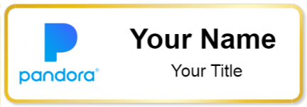 Custom name badges for Pandora