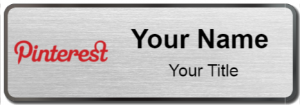 Custom name badges for Pinterest