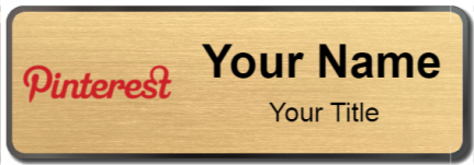 Custom name badges for Pinterest