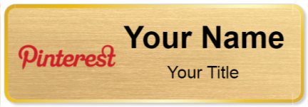 Custom name badges for Pinterest