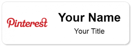 Custom name badges for Pinterest
