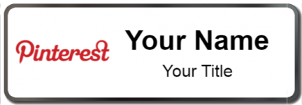 Custom name badges for Pinterest