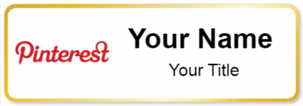 Custom name badges for Pinterest