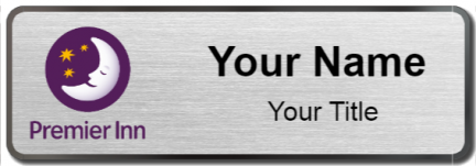 Custom name badges for Premier Inn