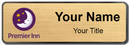 Custom name badges for Premier Inn