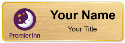 Custom name badges for Premier Inn