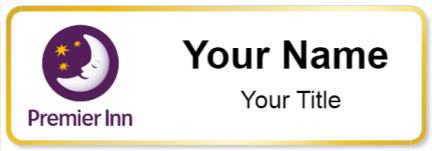 Custom name badges for Premier Inn