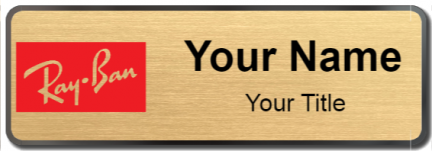 Custom name badges for Rayban