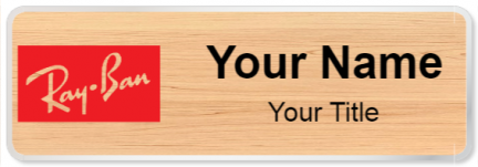 Custom name badges for Rayban
