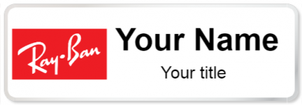 Custom name badges for Rayban