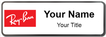 Custom name badges for Rayban