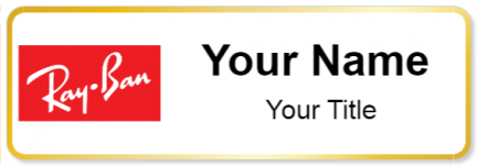 Custom name badges for Rayban
