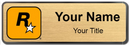 Custom name badges for Rockstar Games