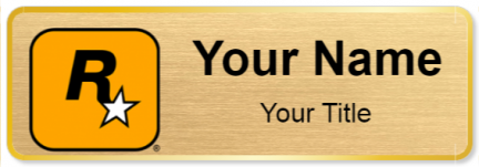 Custom name badges for Rockstar Games