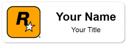 Custom name badges for Rockstar Games