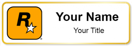 Custom name badges for Rockstar Games